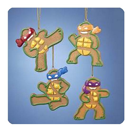 Teenage Mutant Ninja Turtles Gingerbread Ornament Set
